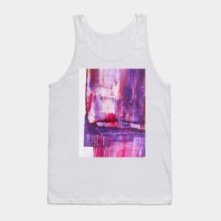 purple gradient abstract painting Tank Top